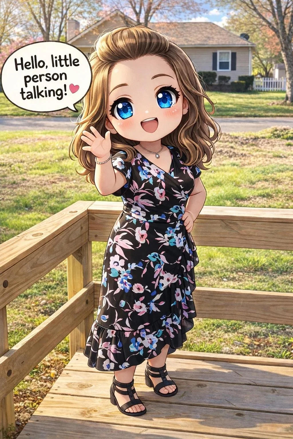 Based on my girlfriend’s younger sister. She always says this when she tries to talk. picture 2 of 2