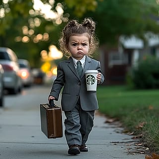 No time for nonsense this morning!'