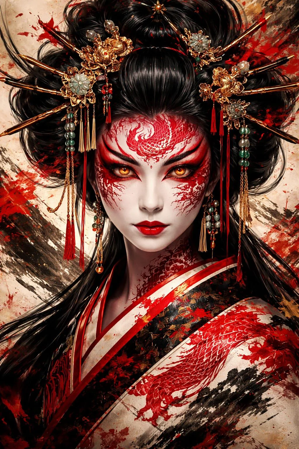 Dragon Kabuki Empress.. picture 1 of 1