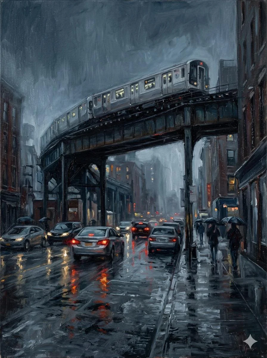 Prompt for a Dark Impressionist Oil Painting picture 1 of 1