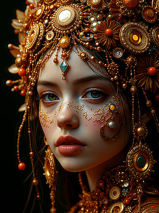 A Sea of Gold and Coral: Early ComfyUI Test [02-2025]'