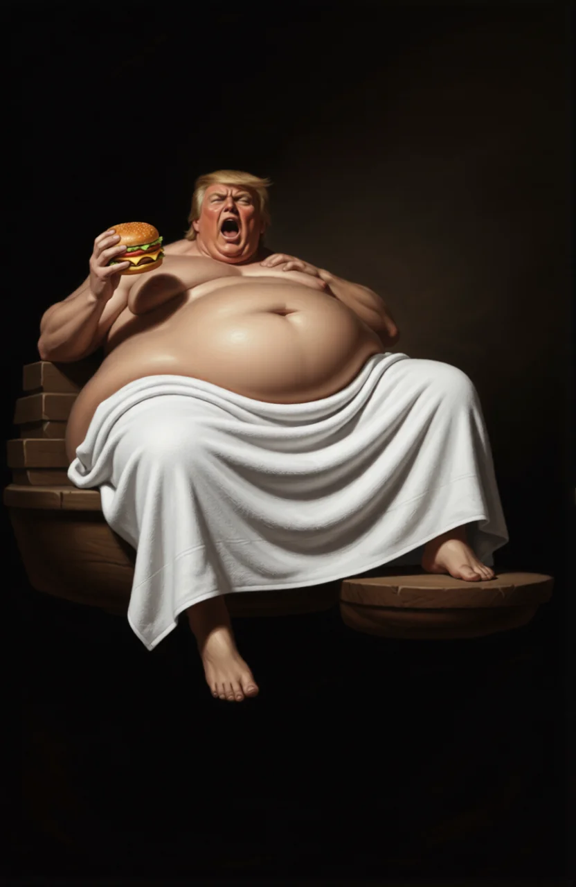 Trump: A la Michelangelo influence (Artspace AI) picture 1 of 1