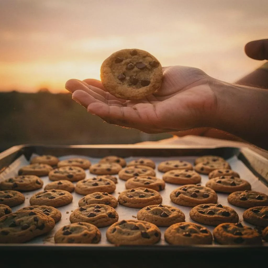 Floating cookie on hand picture 1 of 1