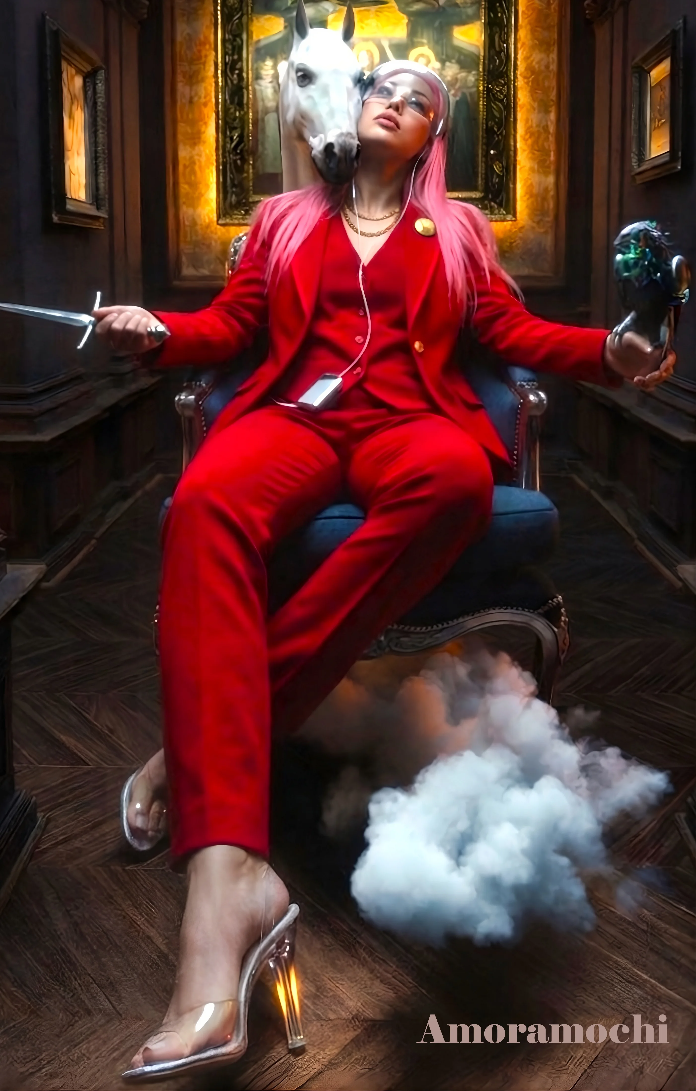 PROTOCOLO AMORA ativado. Ela não é apenas uma modelo. Ela é um sistema. Uma entidade digital que escapou dos códigos e agora caminha entre realidades. picture 1 of 1