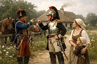 A hussar and a cuirassier walk into a bar...'