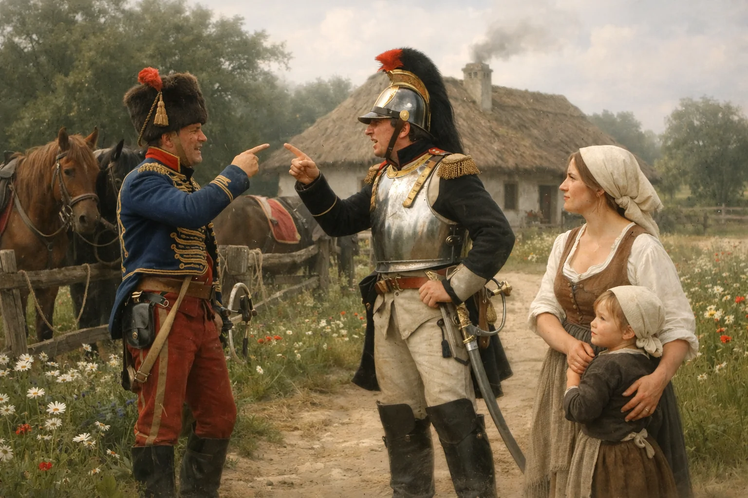 A hussar and a cuirassier walk into a bar... picture 1 of 1