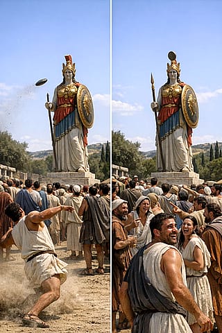 Thank goodness the camera was on! Otherwise, nobody would have believed it.'