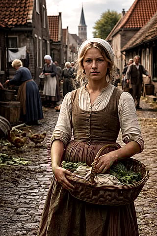 Random Dutch town, early 1800s'