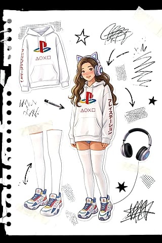 Gamer Girl starter pack'