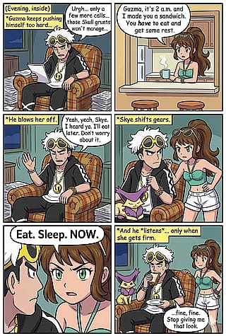 Skye used Intimidation. It was super effective.'