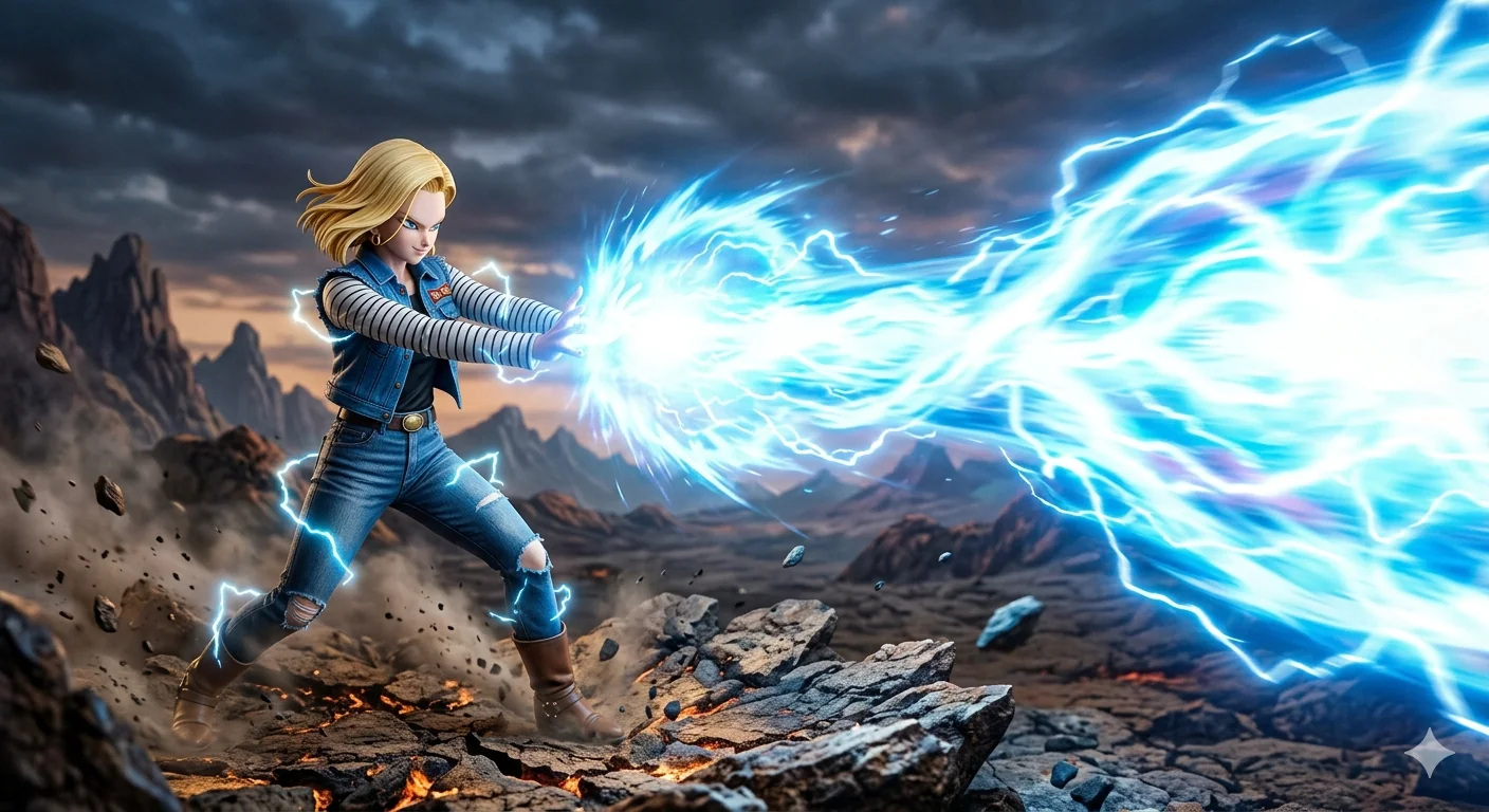 C18 doing a KAMEHAMEHA picture 1 of 1