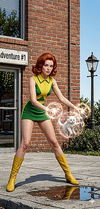 Mary Anderson the girl with the amazing powers, saves kitties'