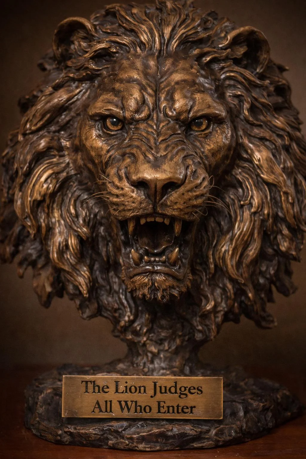 The Lion Who Judges All Who Enter picture 1 of 1