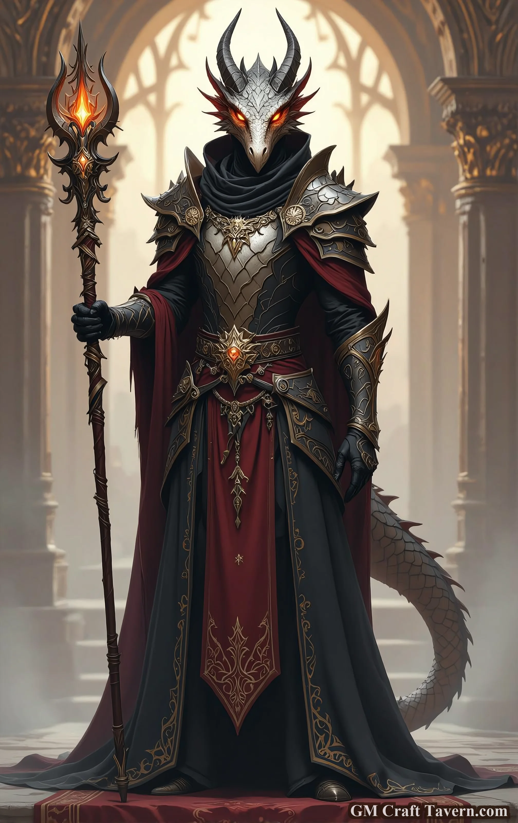 Dragonborn Sorcerer Awaits Your Quest picture 1 of 1