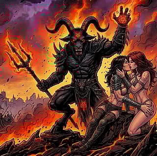 The Antichrist and his brides'