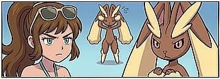 Skye teaches Lopunny "The Look"'