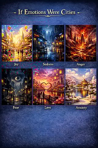 What if emotions were cities'