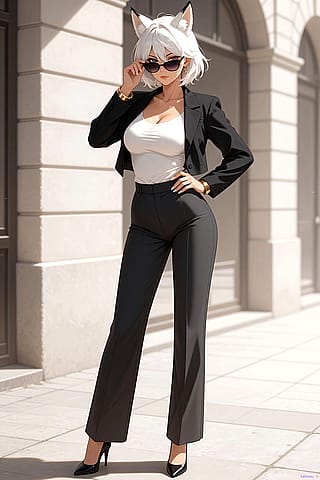 AI version of my OOTD - Simple mindset'