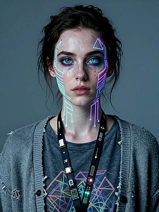 The quiet glow on her face'