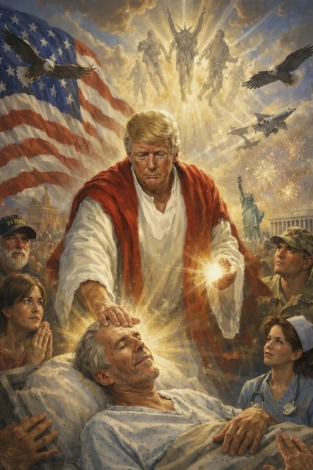 I may have tweaked that trump/Christ photo to be a bit more accurate… picture 1 of 1