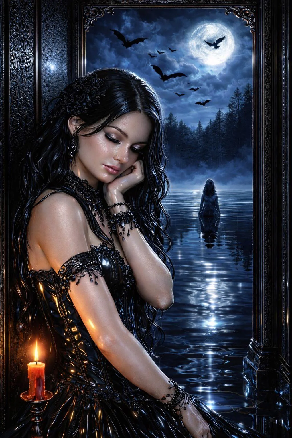 Reflection of a Silent Heart🕯️ picture 1 of 1