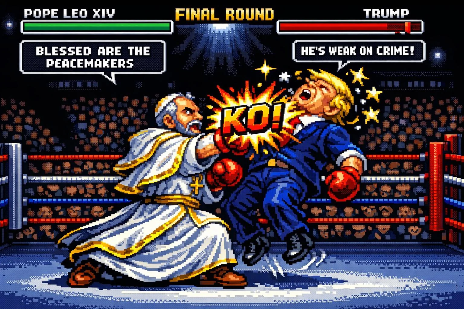 Pope Leo XIV vs Trump picture 1 of 1