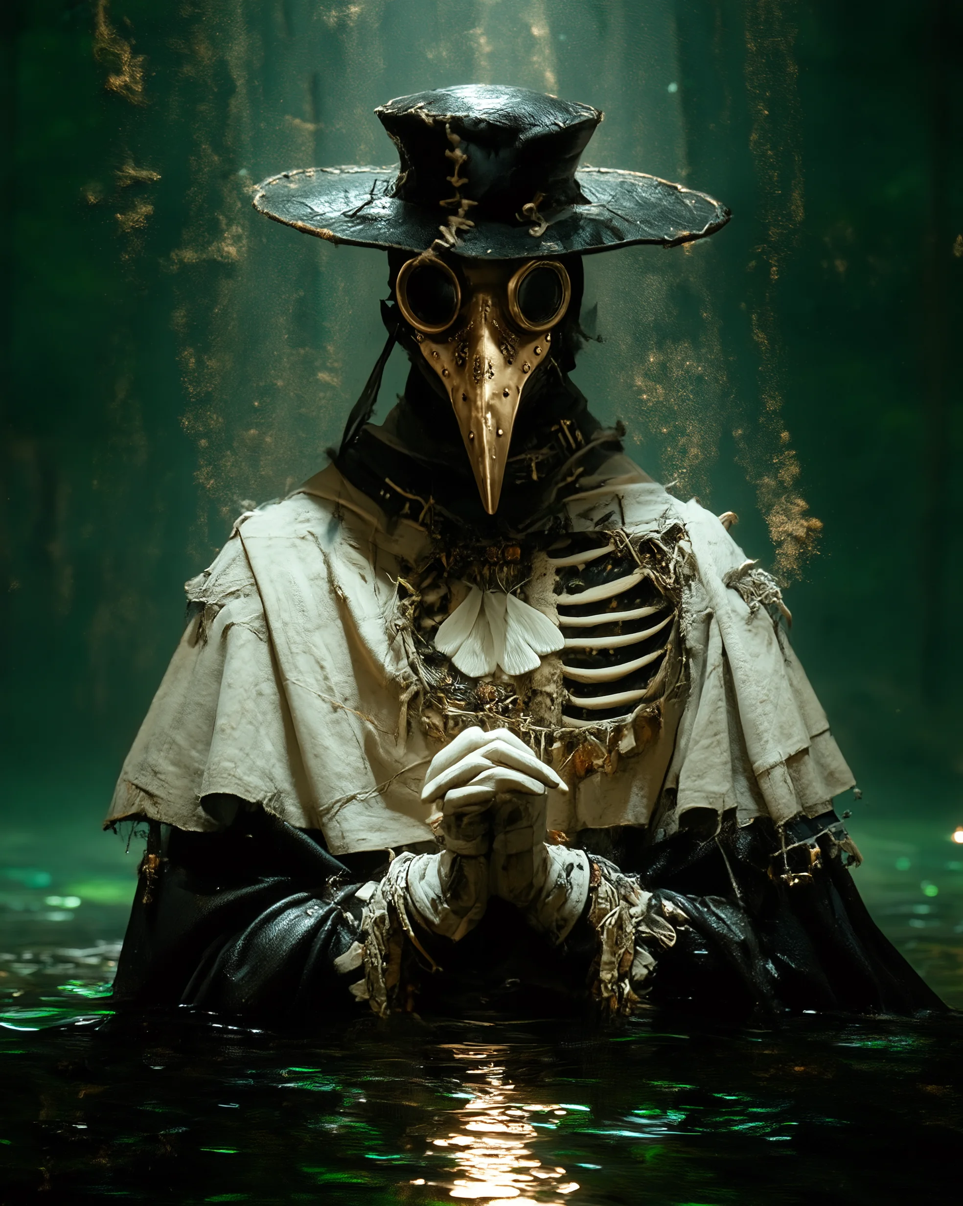 Grotesque open chest wounds picture 1 of 5