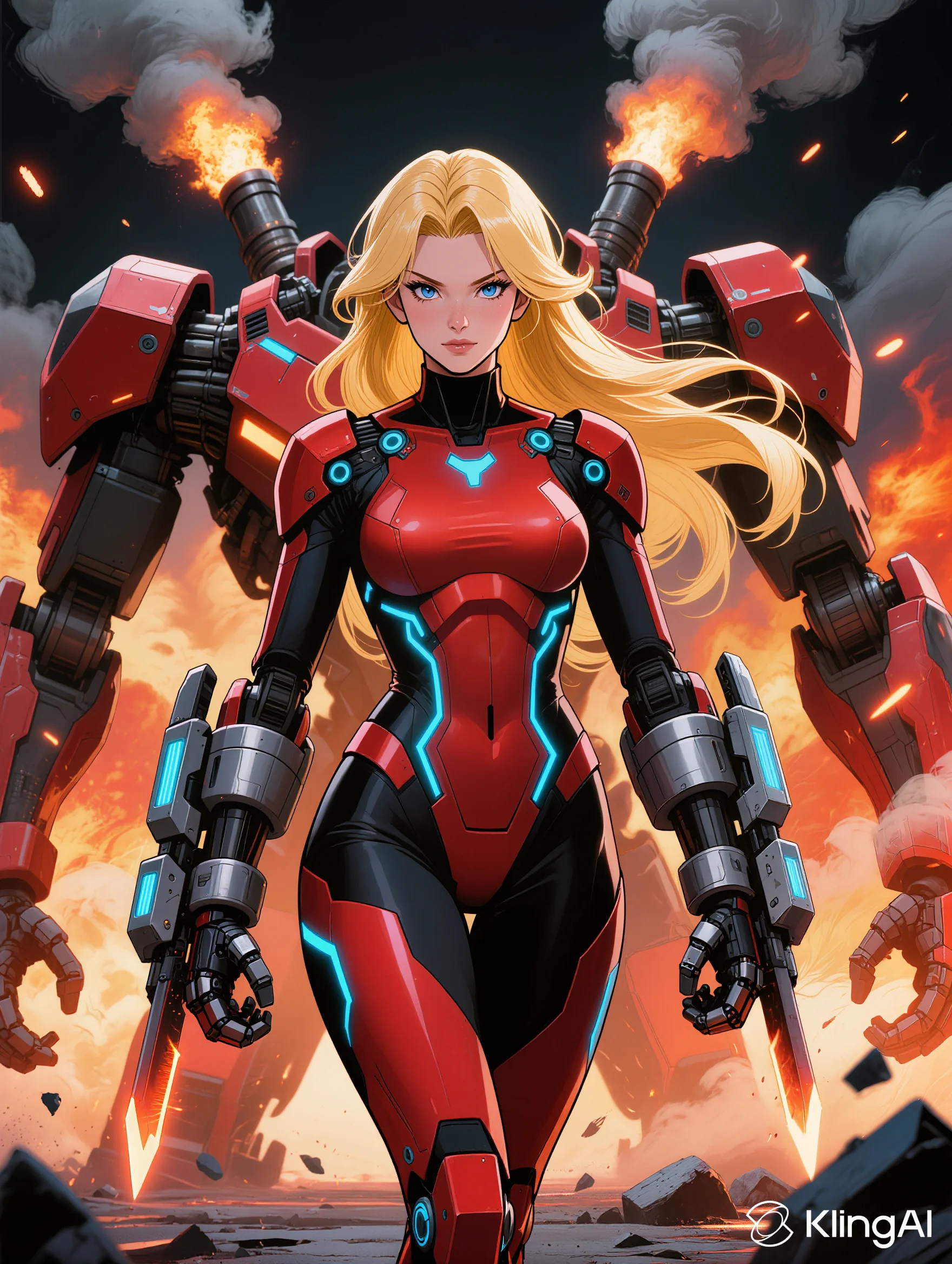 Giant Robot and Lady picture 1 of 8