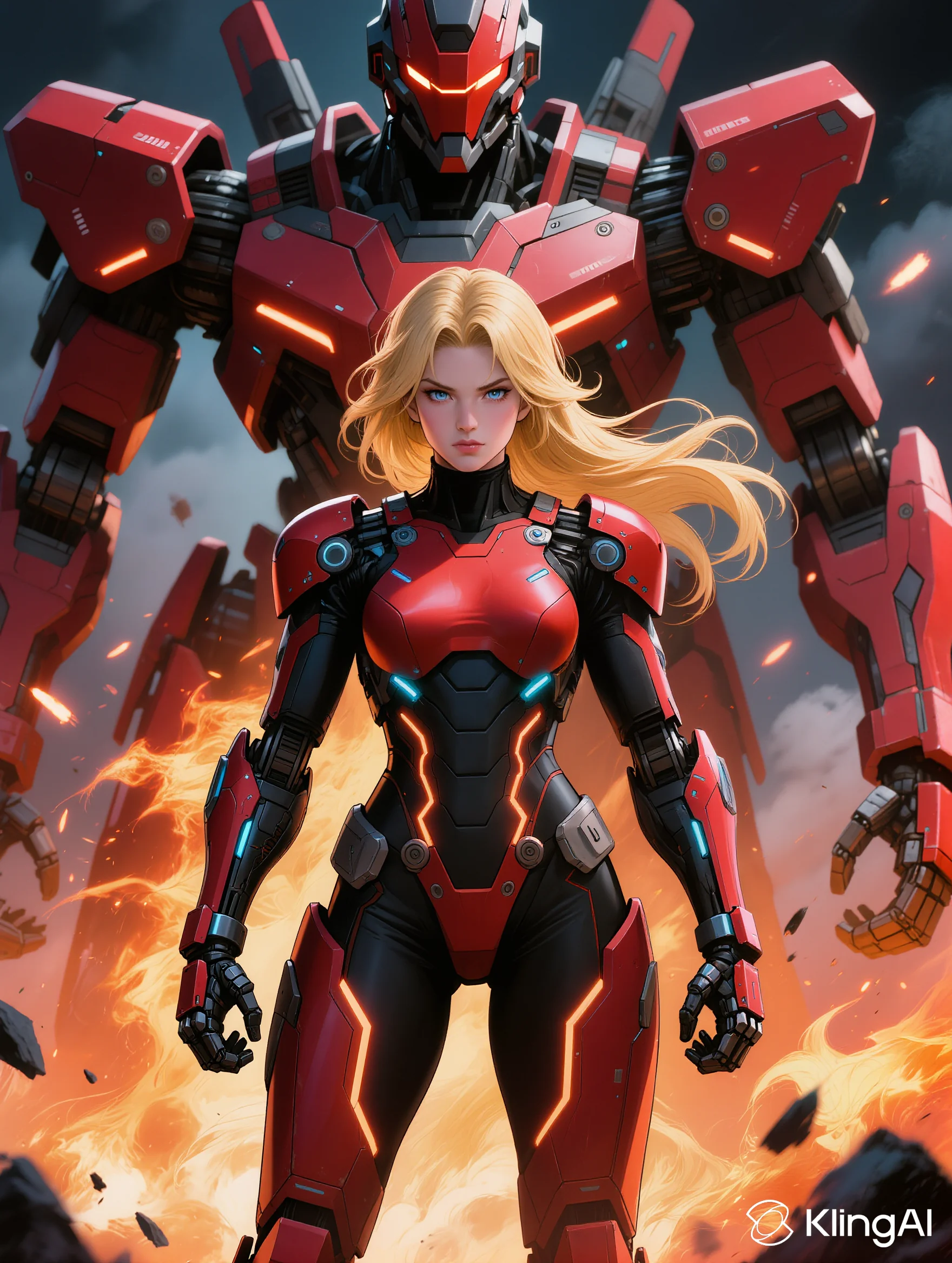 Giant Robot and Lady picture 2 of 8