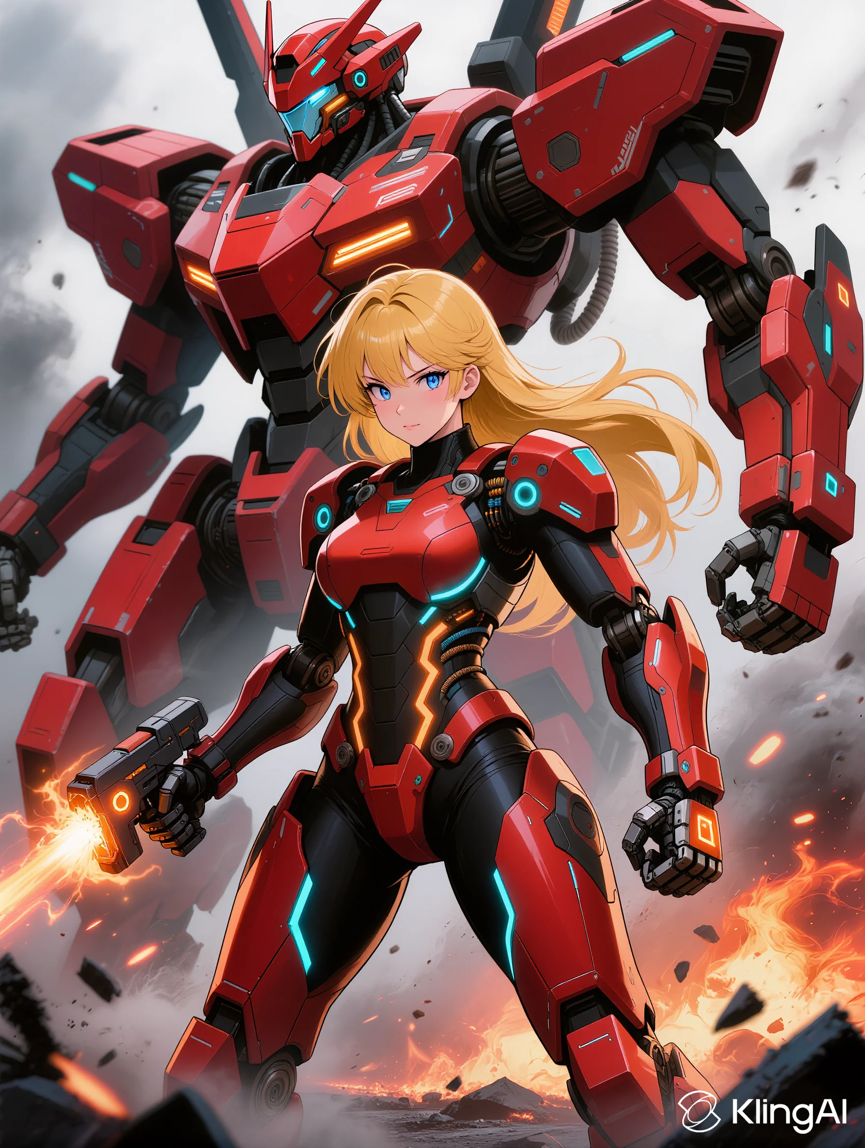 Giant Robot and Lady picture 3 of 8