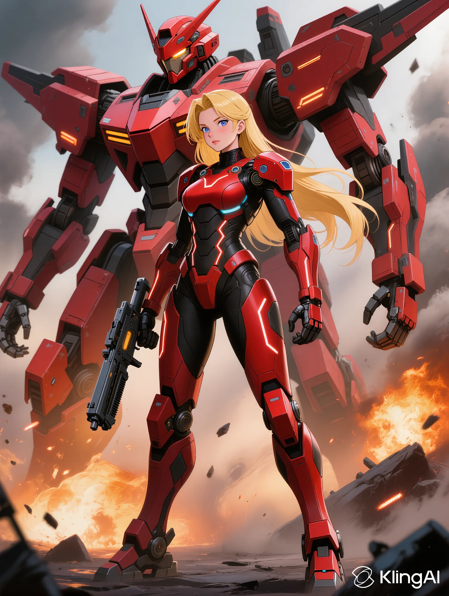 Giant Robot and Lady picture 4 of 8