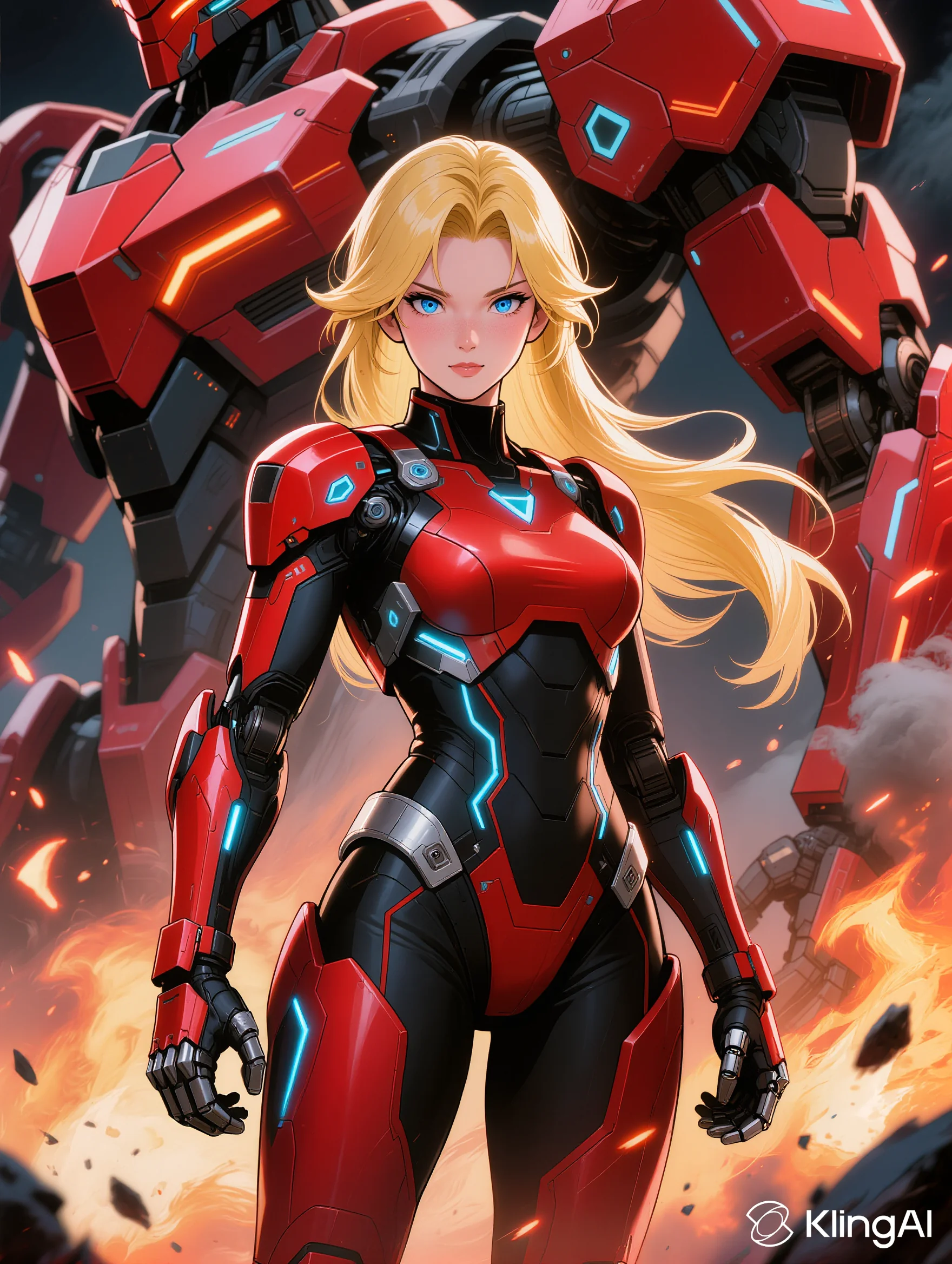 Giant Robot and Lady picture 5 of 8