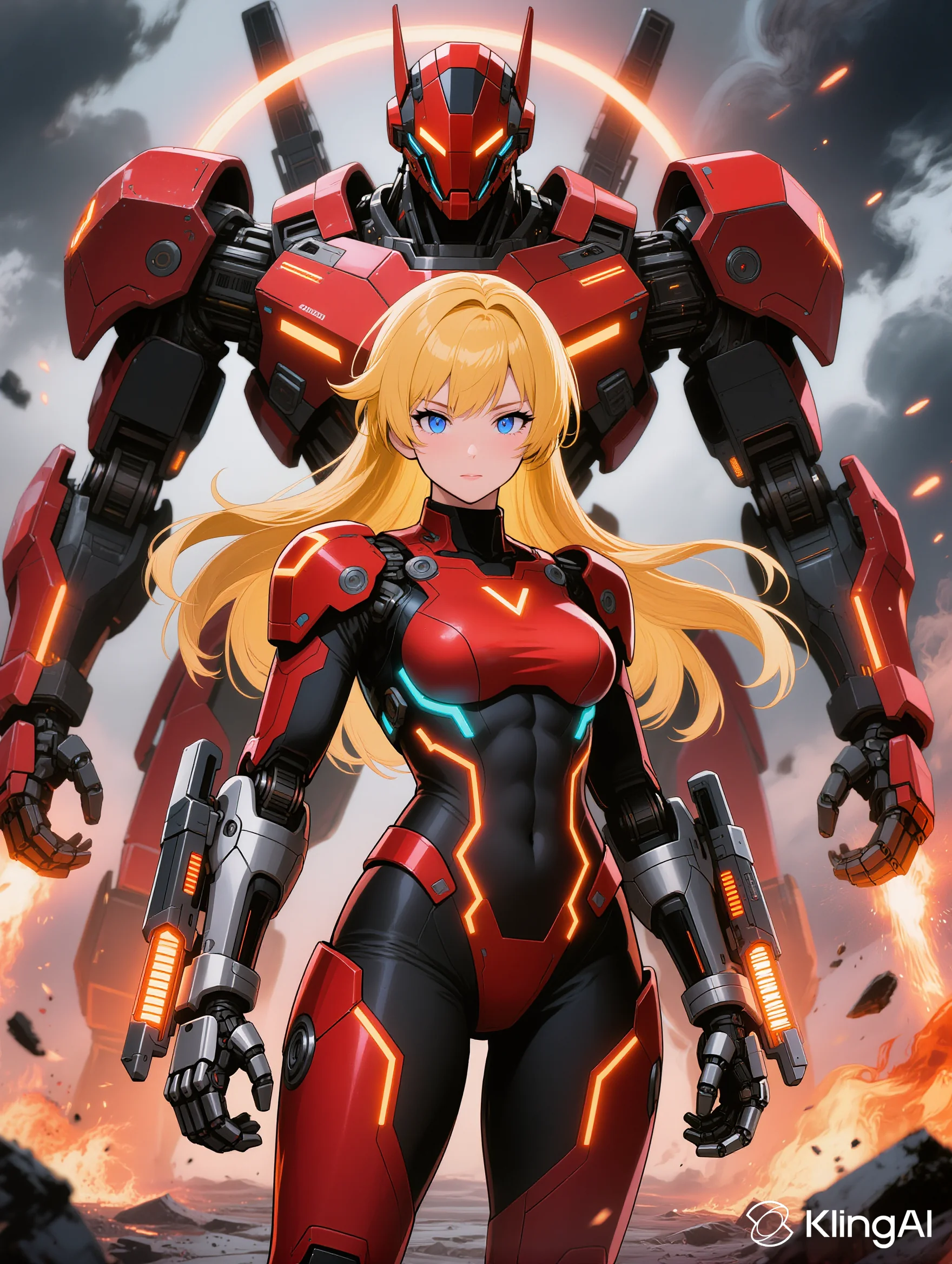 Giant Robot and Lady picture 7 of 8