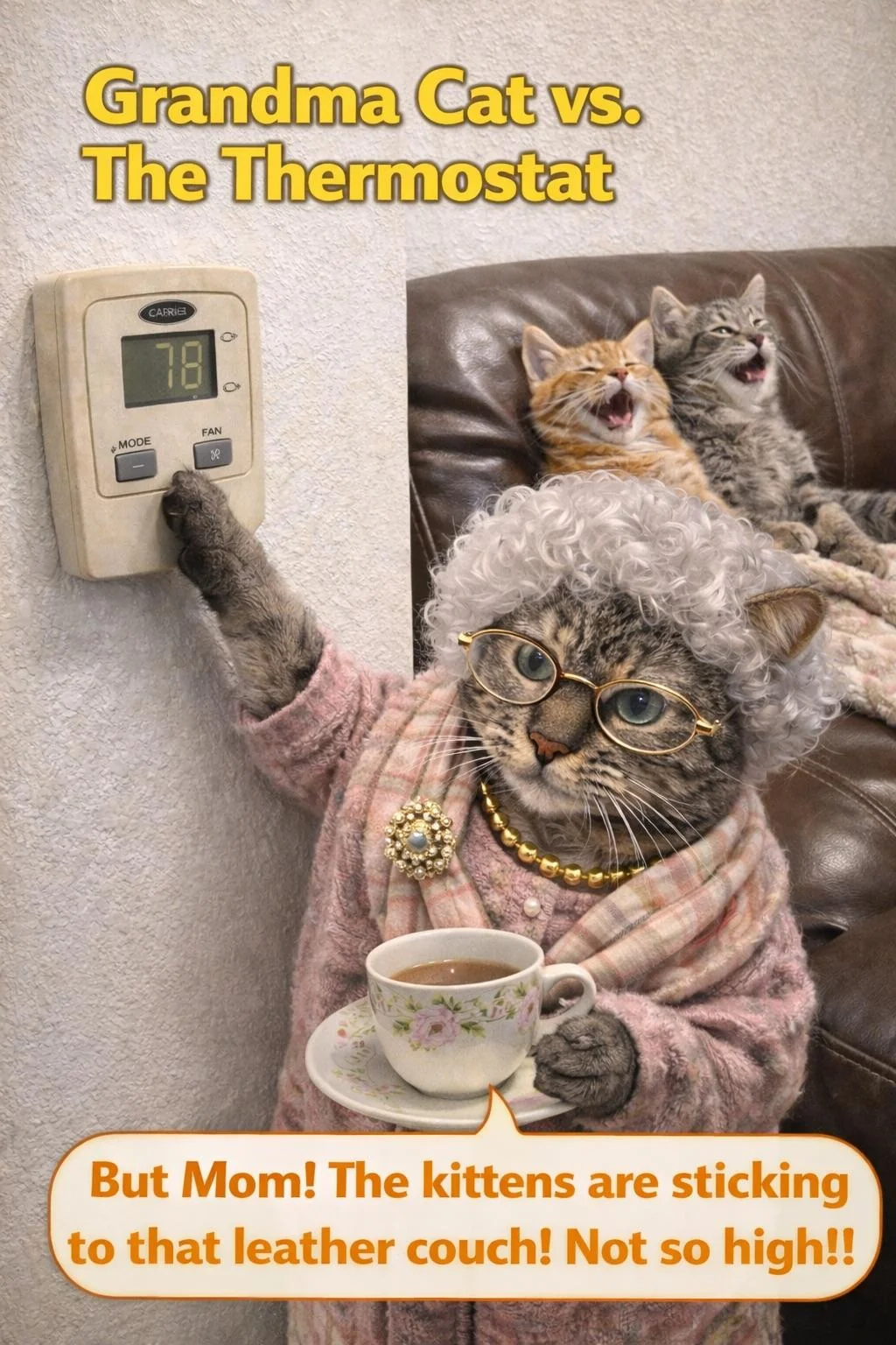 Grandma Cat is Naughty picture 5 of 6