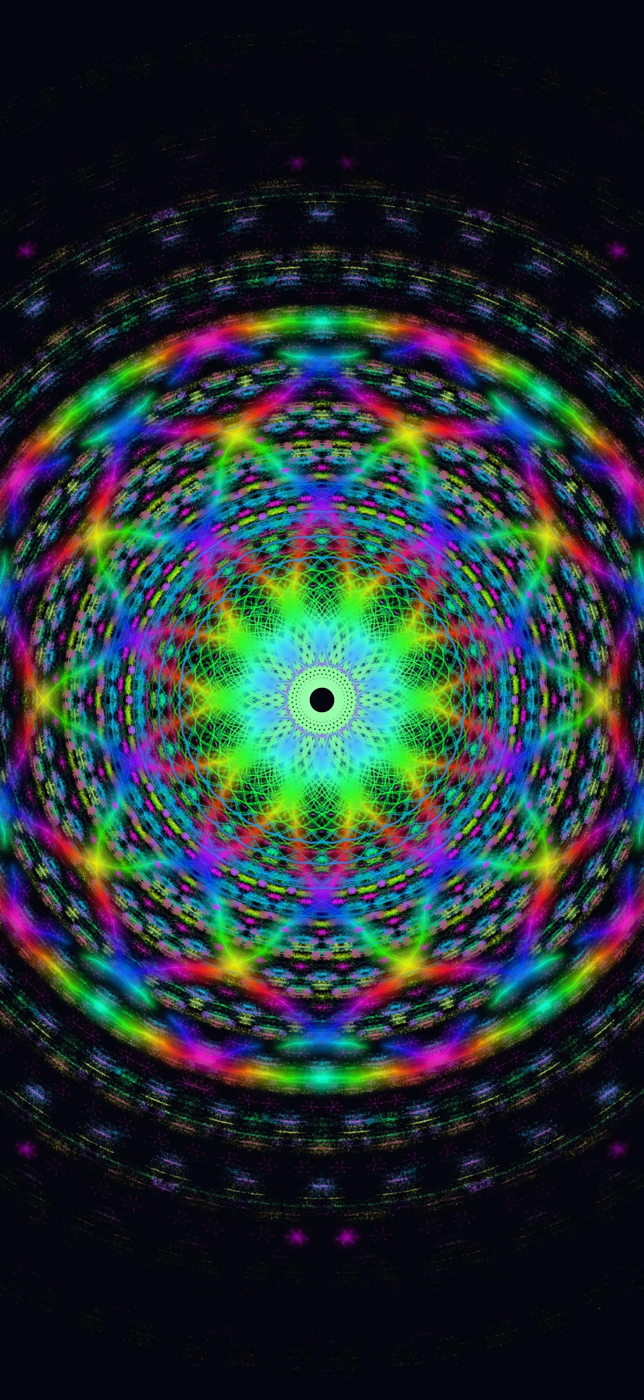 I told a rainbow to keep spinning… and it bloomed into a flower. picture 1 of 1