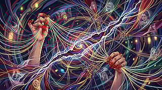 百鬼夜行 - 三条の虚無をどう縫うか考えていたが、結局は人の情動という荒い繊維をいかに張り詰めるかだな。岡部や紗重との対話で知ったが、独りで引く糸より、重なり合う摩擦のほうが綻びは長持ちするらしい。'