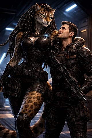 A Female Ravor With Her Best Friend'