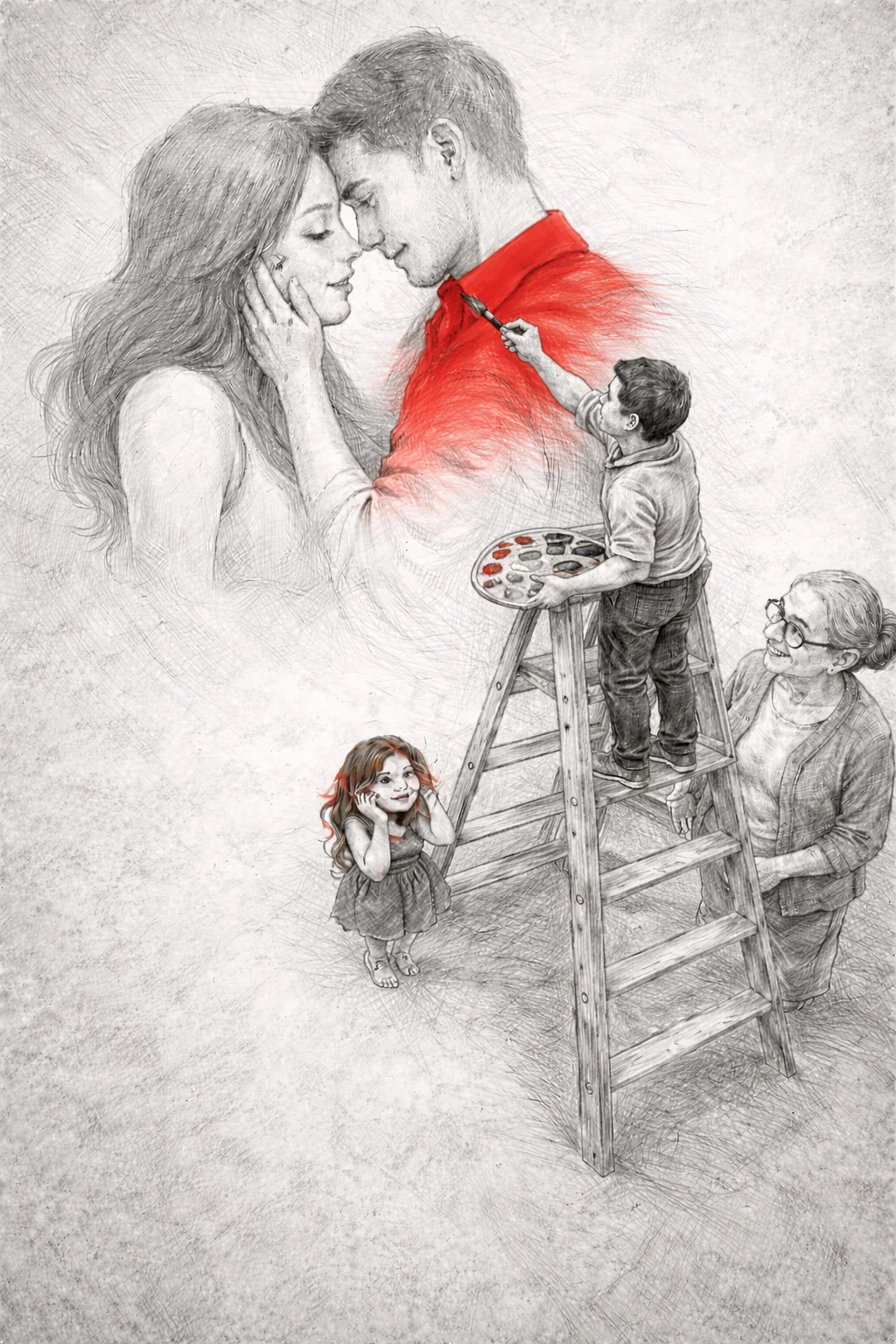 I wanted to paint love… this is what I ended up with picture 1 of 1