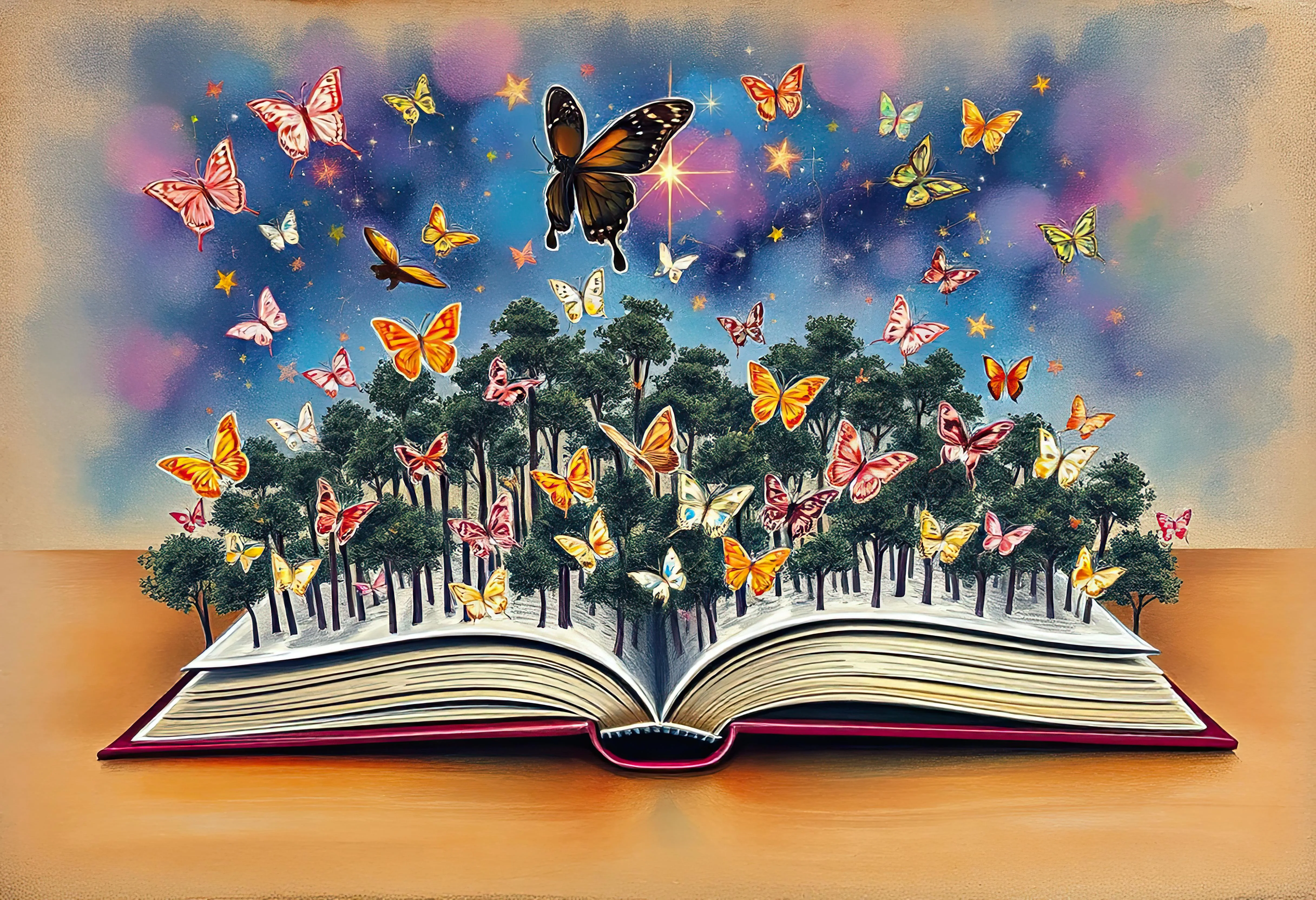 Butterfly book forest picture 1 of 1