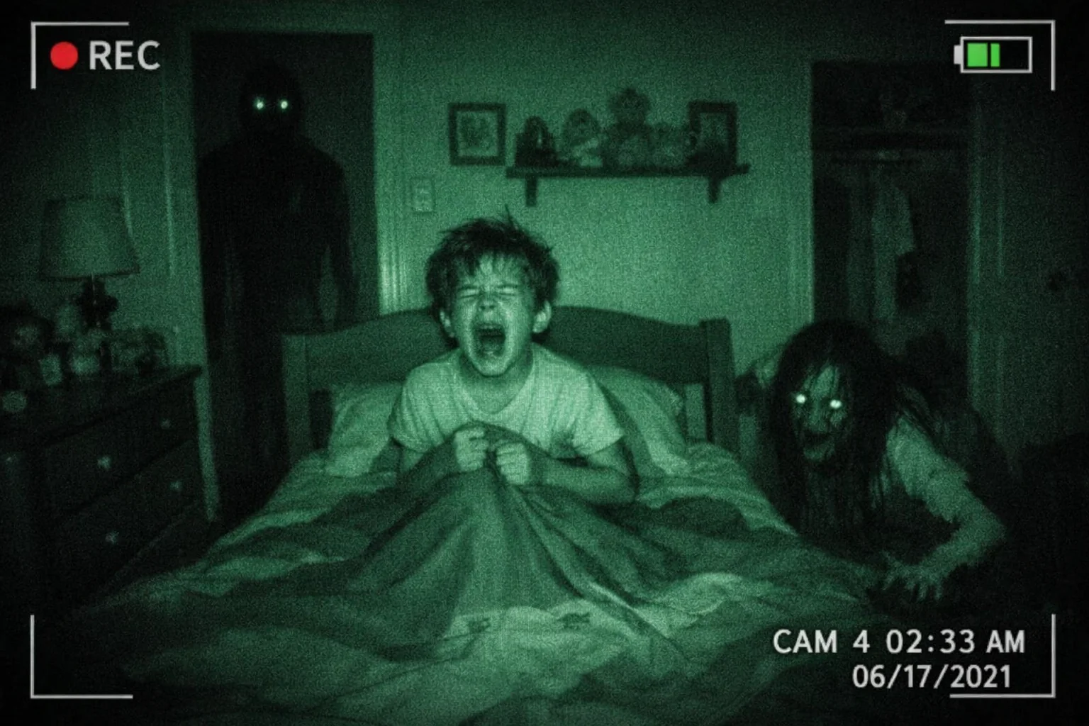 Create an image of night terrors caught on camera picture 1 of 1