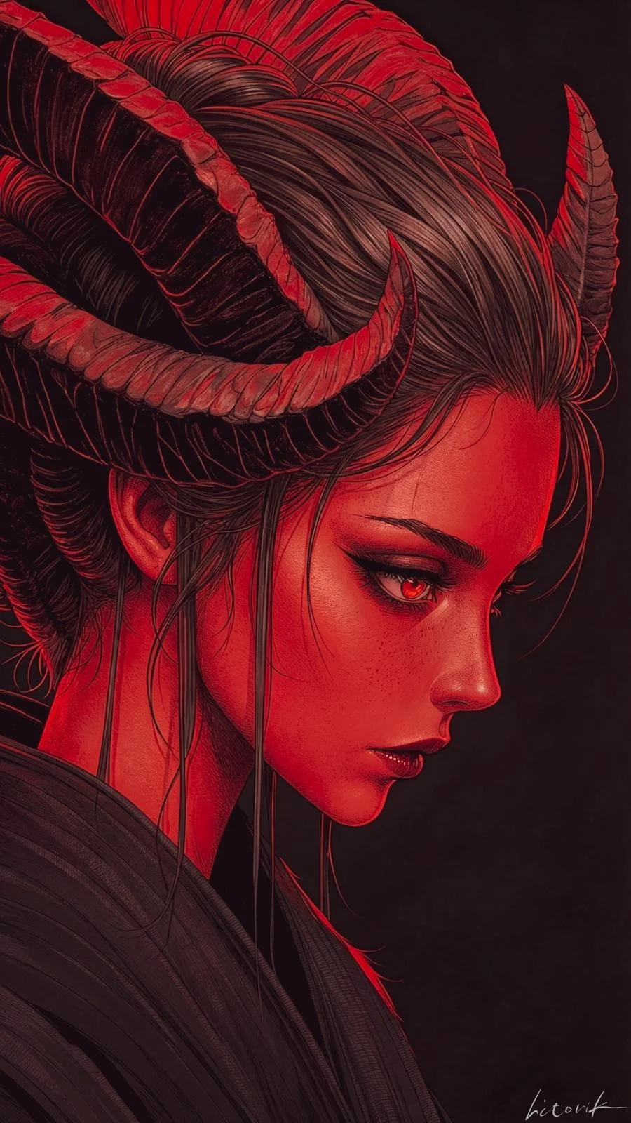 Seduction in a Profile / Phone Wallpaper Archives picture 1 of 1