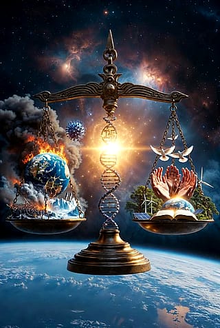 The Fragile Balance of Humanity – A Message from the Heart🖤🙏🦾🤝'