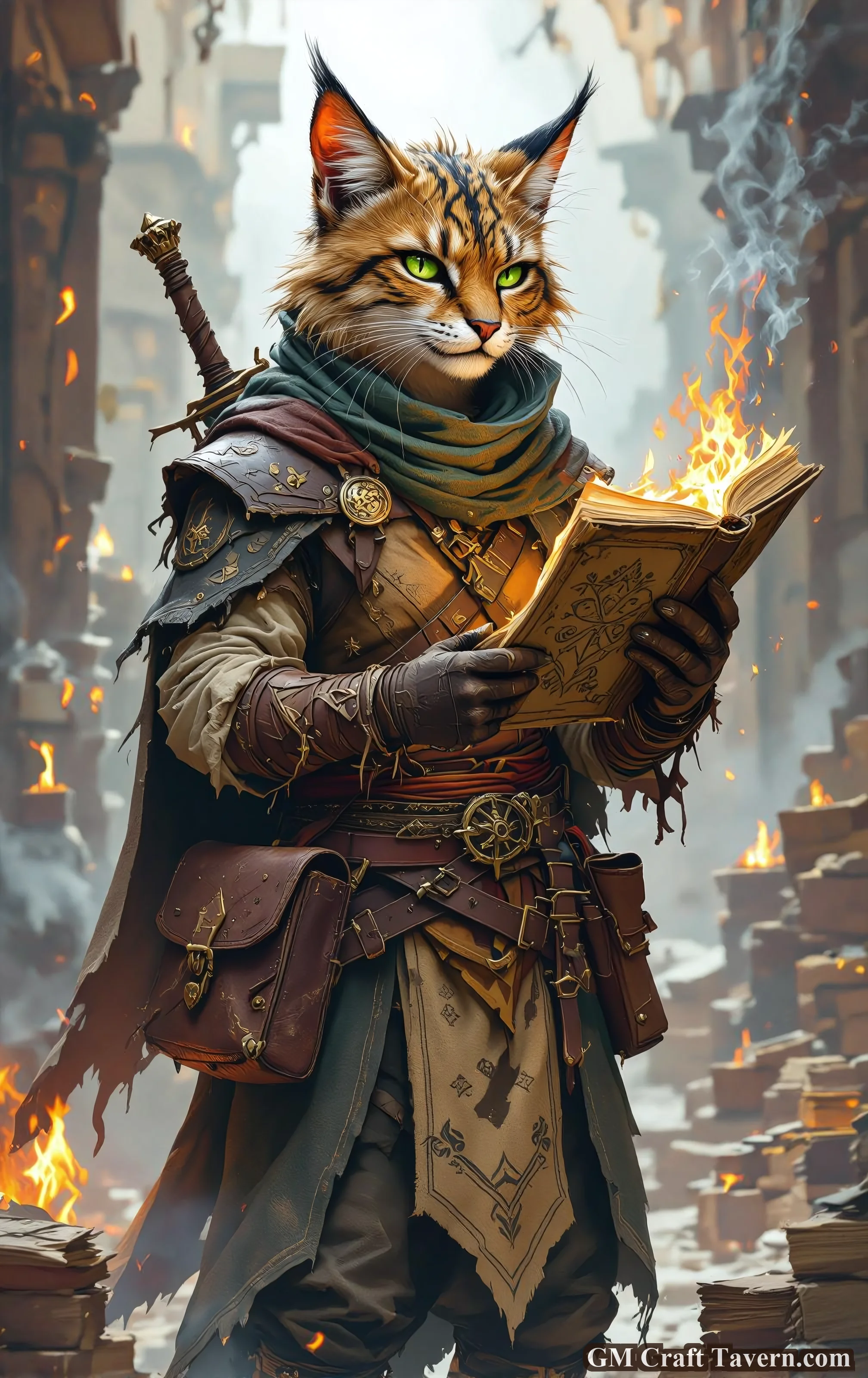 Feline Scholar of the Arcane picture 1 of 1