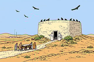 Tower of Silence: A Zoroastrian Funeral (Sasanian Era)'