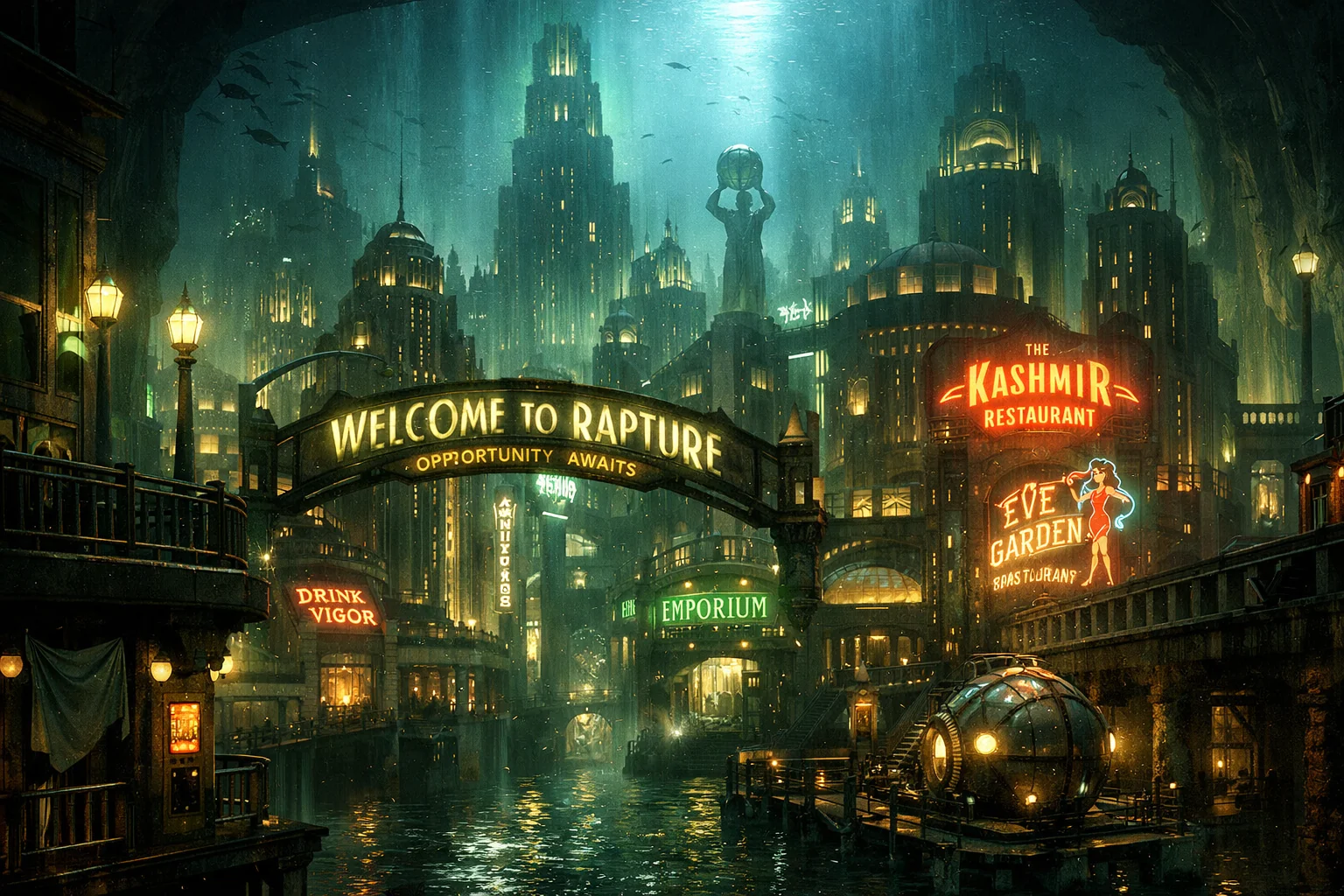 Rapture but it never fell picture 1 of 2