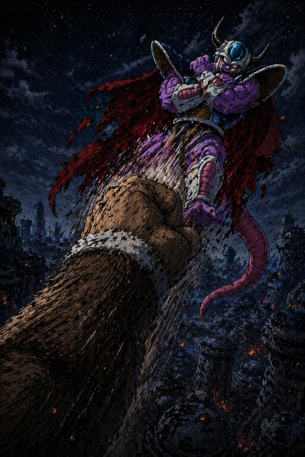 Part 2 of the King Cold vs Saiyan fight I started earlier picture 2 of 18