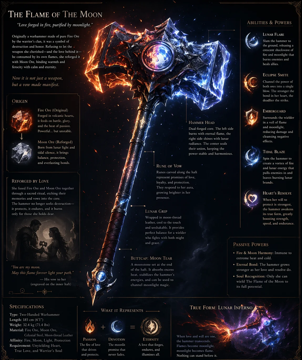 The Flame of The Moon picture 1 of 1