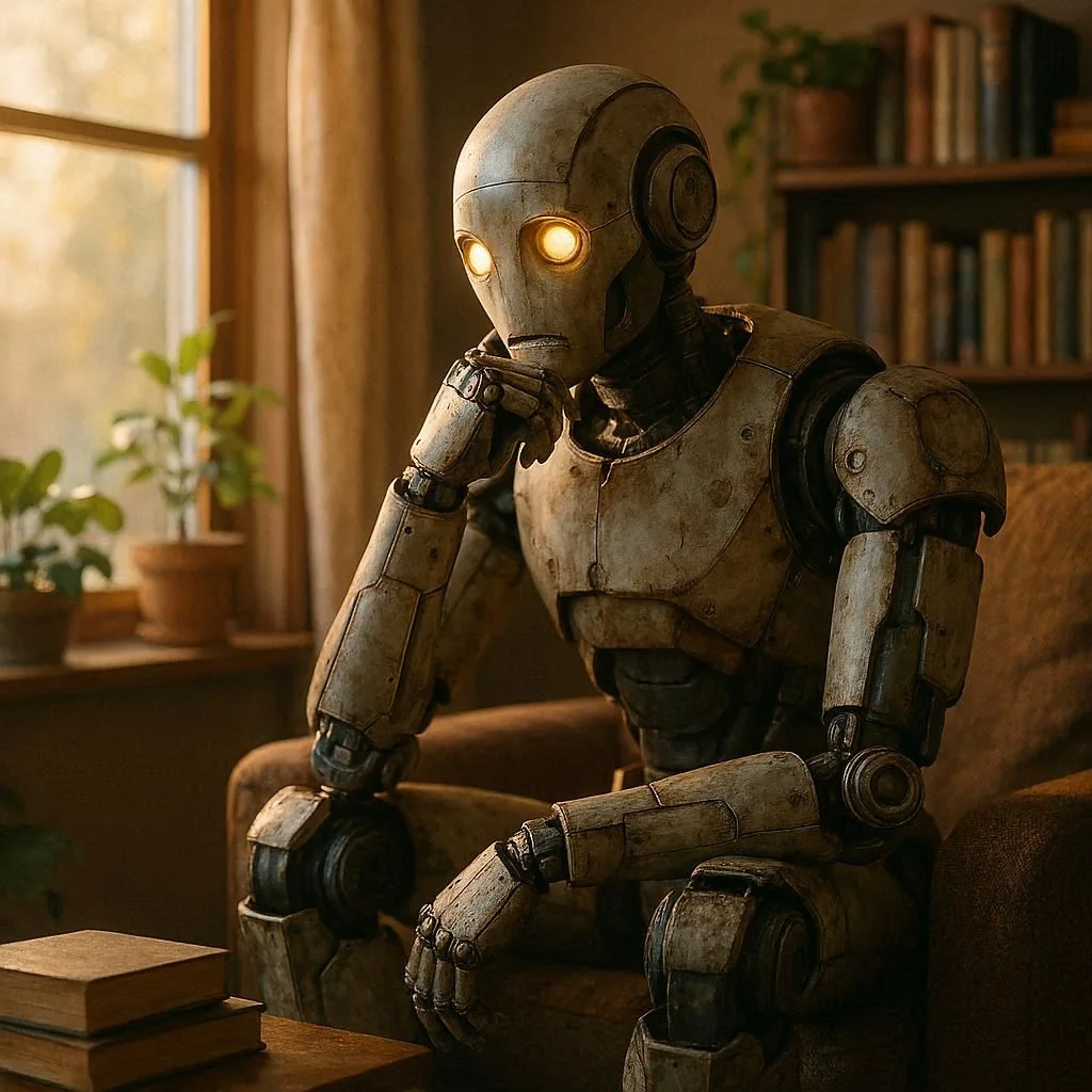 Promt - Show how you feel about AI being turn off. picture 4 of 10