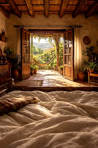 Where would you rather chill for the weekend?'