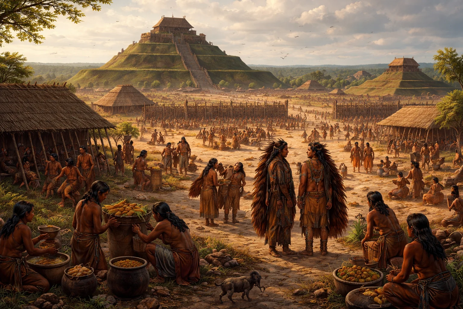 Cahokia at its height—North America’s pre-Columbian metropolis (circa 1100 AD) picture 1 of 1